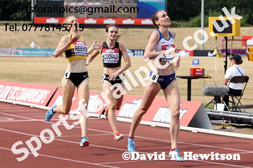 Womens 1500 metres, Muller British Championships, Alexander Stadium, Birmingham. Photo: David T. Hewitson/Sports for All Pics